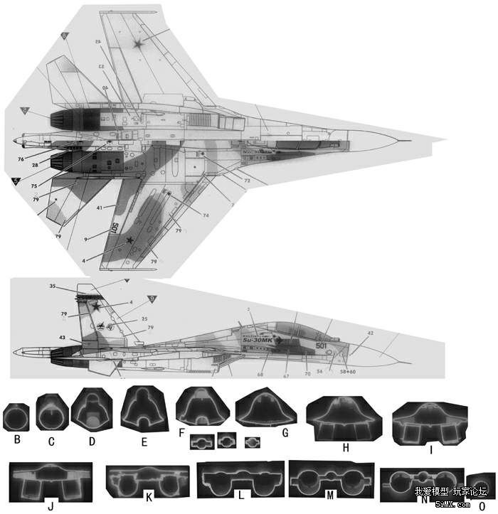 SU-30的制作 苏30战斗机参数,30几万的SUⅤ,SU30MKI 作者:飞天 4426 