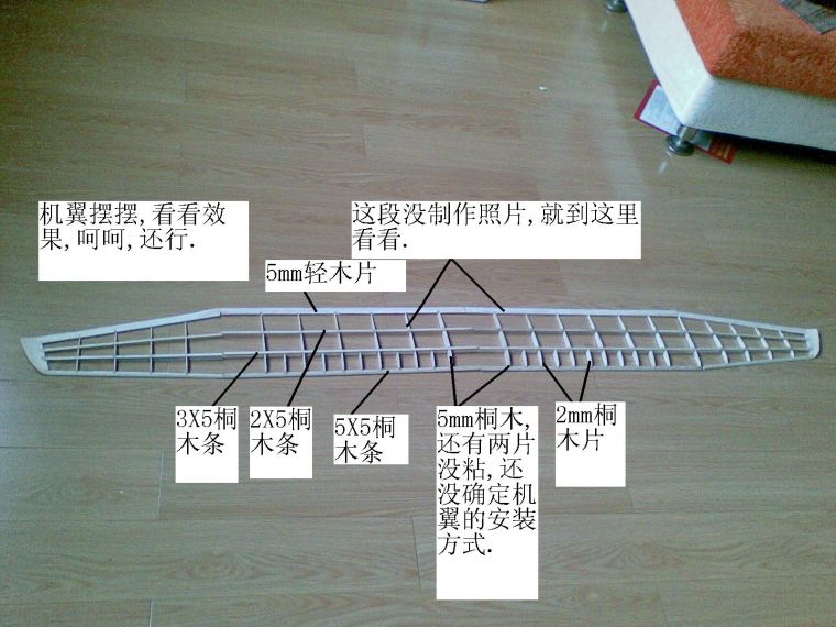 【转ws_53】滑翔机GUPPY完工,上制作过程 模型,电池,电调,电机,图纸 作者:twototoo 1897 