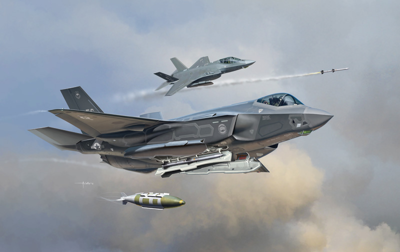 伊达雷利新品-1/72美国F-35A&quot;闪电II&quot;战斗机(1331) 爱德美ac12572,爱德美12569,伊达拉里亚人 作者:satelives 1273 