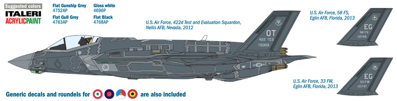 伊达雷利新品-1/72美国F-35A&quot;闪电II&quot;战斗机(1331) 爱德美ac12572,爱德美12569,伊达拉里亚人 作者:satelives 1944 