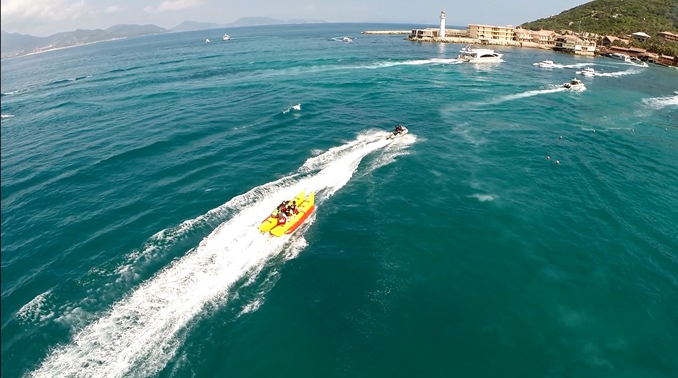 精灵2 h3-2d 1450m高穿云 真壮观 地址海南海口 附视频 天线,OSD,dji精灵2,该穿云的穿云,精灵2官网 作者:DAL 8015 