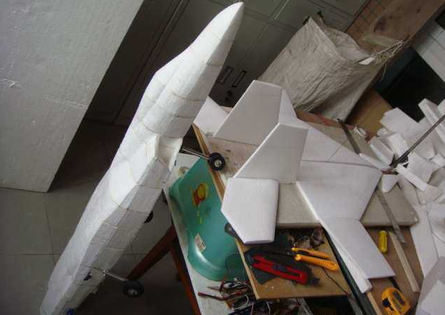（转5856）制作朱雀战机 航模,模型,电池,舵机,电调 作者:菜鸟二次方 7611 