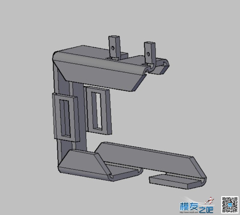 数码相机无刷云台俯仰改造带舵机控制快门 舵机,云台,电机,图纸,DIY 作者:bick 5310 