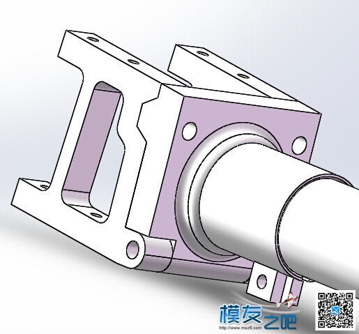 没事画的一个多轴折叠加电机座 电机,多轴 作者:cmhoo 5721 