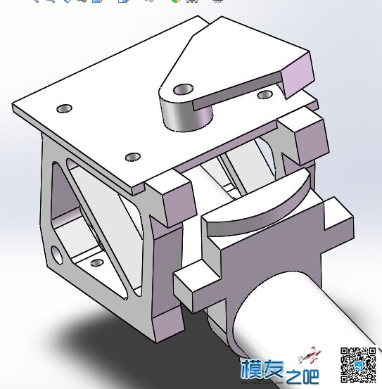 重新画了个折叠件，换了锁扣方式 折叠锁死机构 作者:cmhoo 3548 