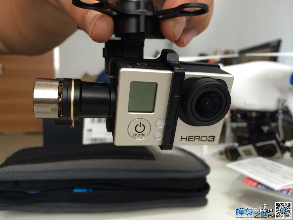 DJI H3-3D小改装——“USB”改“GOPRO背插” 接口,金属,螺丝,拍摄,配件 作者:飞天狼 920 