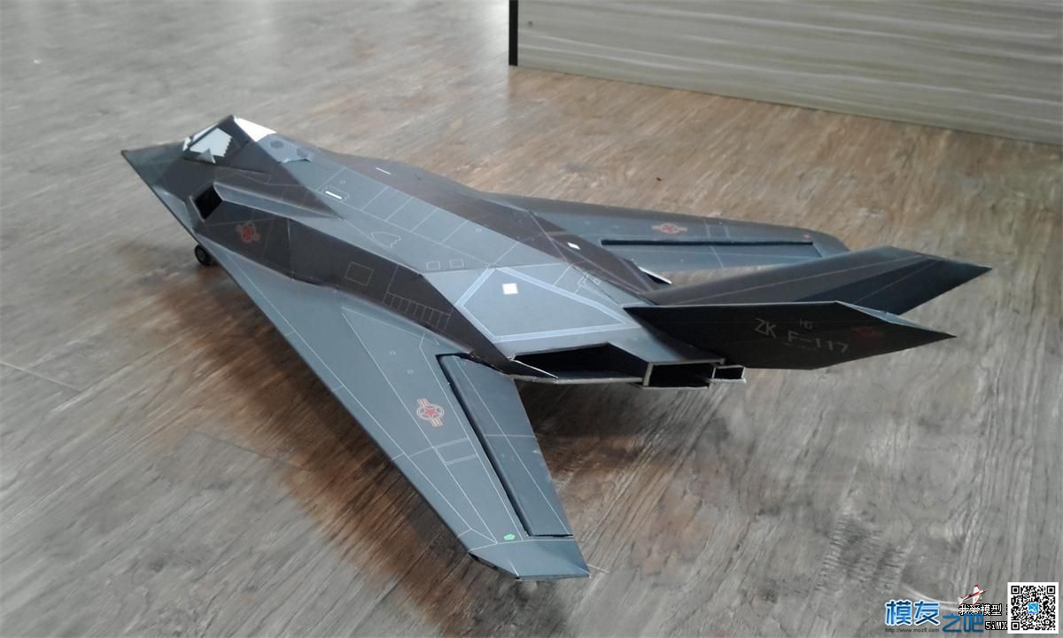 F-117涵道 隐形战斗机终于完工 电池,舵机,电调,电机,涵道 作者:15731470927 7852 