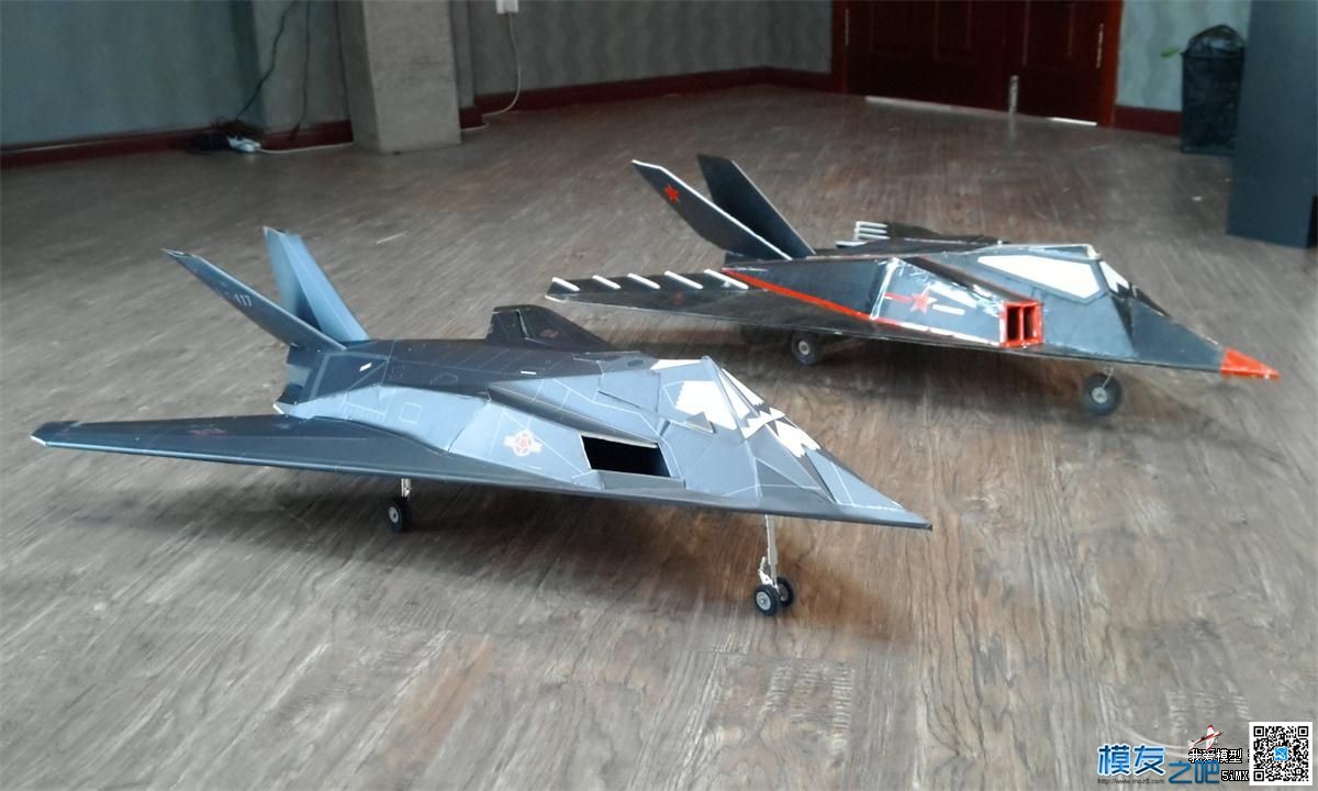 F-117涵道 隐形战斗机终于完工 电池,舵机,电调,电机,涵道 作者:15731470927 4856 