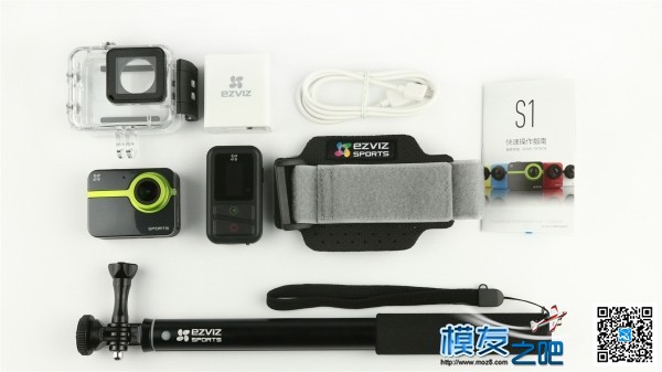 全副武装 萤石S1运动相机图赏 电池,云台,遥控器,gopro 作者:admin 8167 