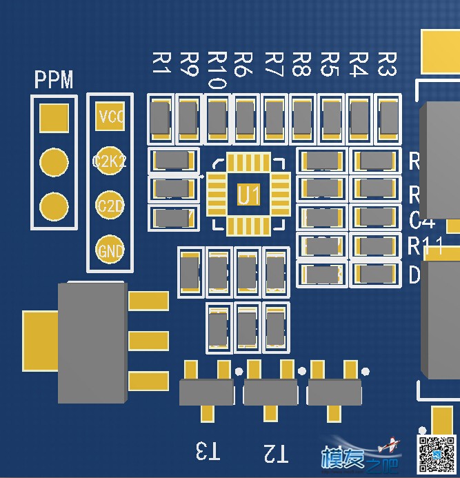 3S-4S电调部分PCB图，支持BL固件，求高手完善。。。。 电调,固件 作者:Free-to-Fly 8003 