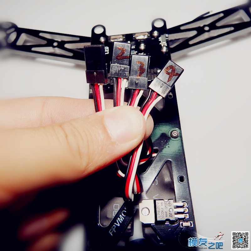 BlackBat X1 250机架装机图解 飞控,电调,电机,FPV,机架 作者:203FPV 9766 