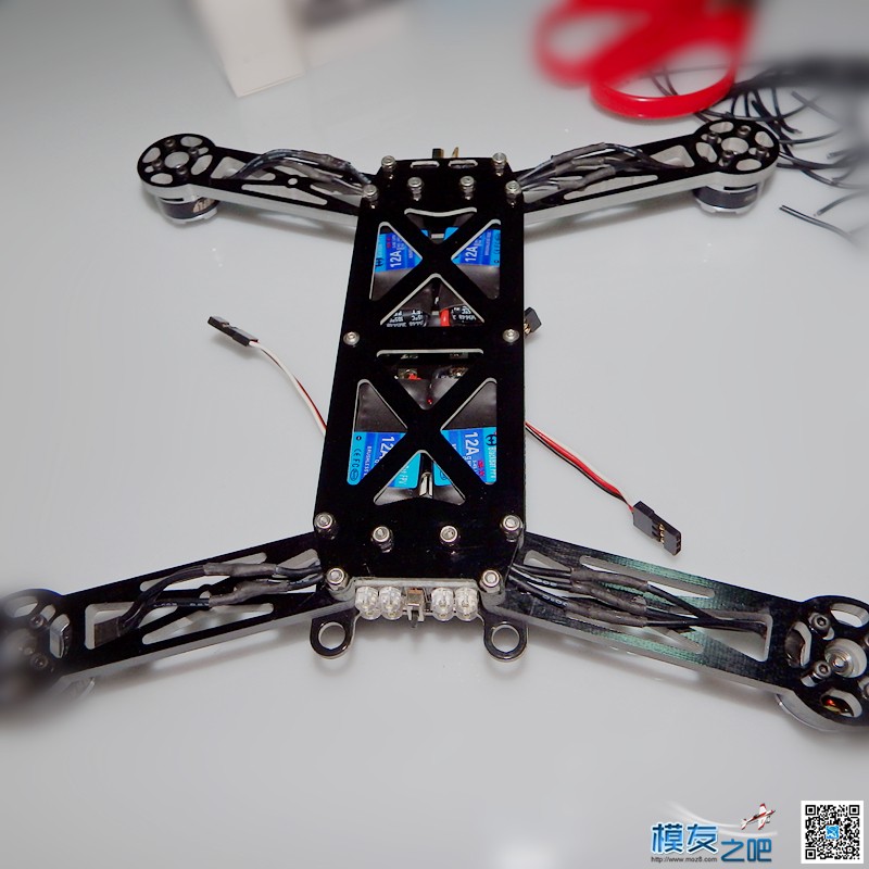 BlackBat X1 250机架装机图解 飞控,电调,电机,FPV,机架 作者:203FPV 5619 