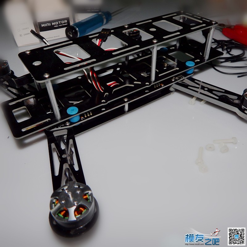 BlackBat X1 250机架装机图解 飞控,电调,电机,FPV,机架 作者:203FPV 9450 