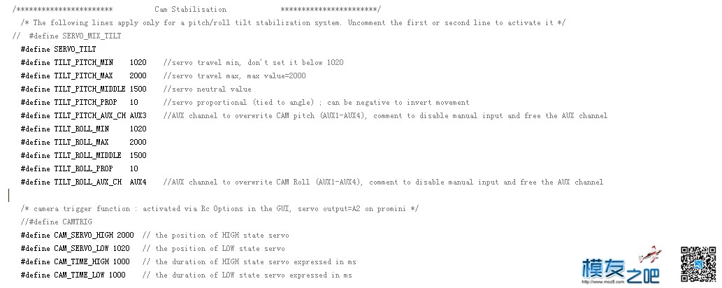 关于MWC2.3 的云台增稳角度参数输入通道 通道 作者:jxs_31 4234 