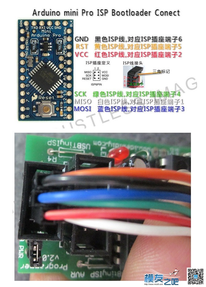 arduino pro mini 如何接线写入程序 开源,固件,arduino,marshal,mini 作者:Marshal 6076 