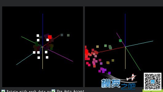 PIXmini双罗盘校准时，左边的座标轴转动总比右边的晚半拍 地面站,GPS 作者:redsblackb 1157 