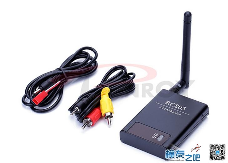 RC805无线音视频FPV第一视角航拍高清图传接收机150mA5.8G 天线,图传,FPV,航拍,接收机 作者:佰润创新 2447 