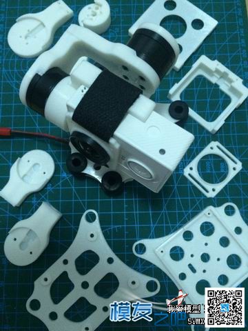 3D打印三轴无刷云台+视频 电池,云台,电机,遥控器,3D打印 作者:xindela 2302 