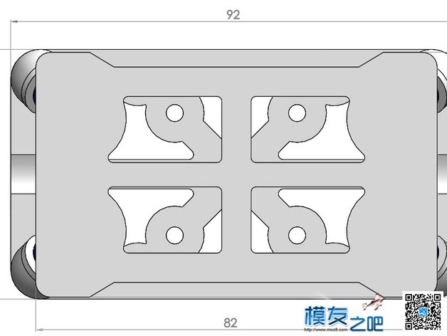 Pixhwak _ PX4 _ APM窄幅抗振板 3D打印文件 3D打印,免费,APM,3d跨度振幅100期 作者:871833622 3951 