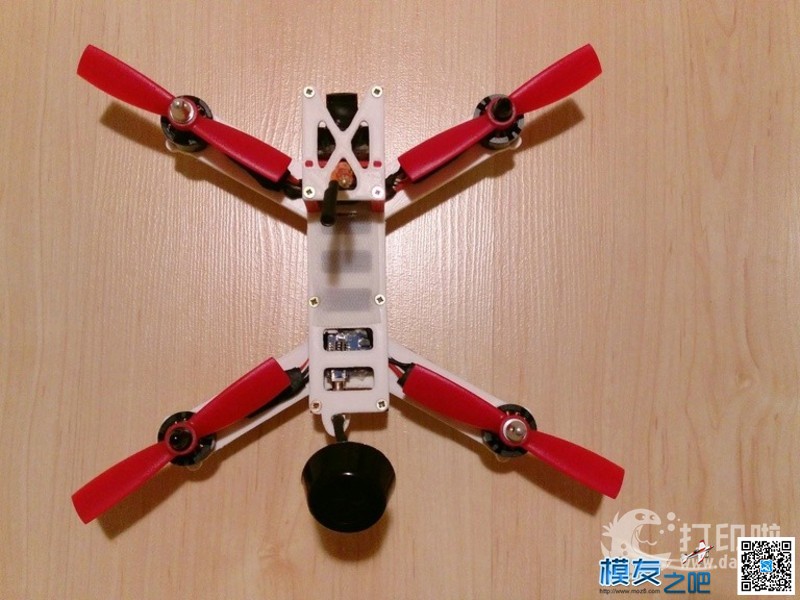 3D 打印四轴 无人机,穿越机,3D打印,四轴 作者:lg5xueyulong 9350 