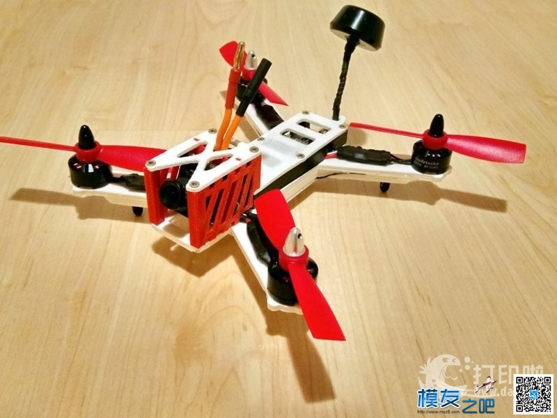 3D 打印四轴 无人机,穿越机,3D打印,四轴 作者:lg5xueyulong 9380 