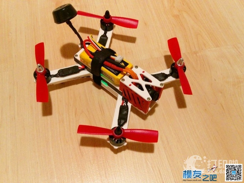 3D 打印四轴 无人机,穿越机,3D打印,四轴 作者:lg5xueyulong 6408 