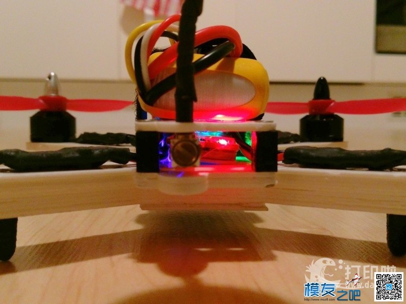 3D 打印四轴 无人机,穿越机,3D打印,四轴 作者:lg5xueyulong 2516 
