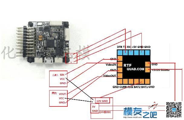 在化骨龙航模买的F3豪华版，OSD接口在哪？怎么接microOSD? 豪华版,接口 作者:lfliuyinglong 3279 