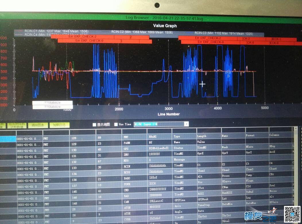 三轴用apm2.6空中间断掉油门 APM,三轴 作者:Tony峰 8170 