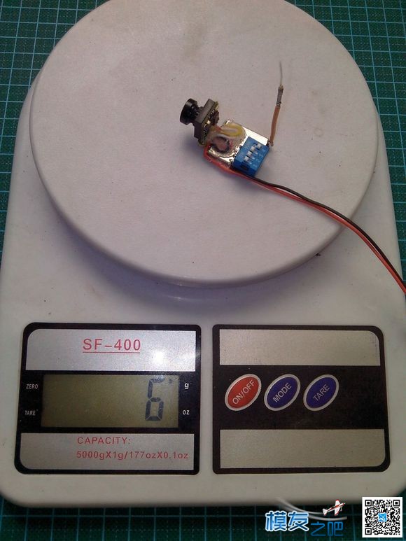 DIY打造6克超微型5. 8G 200mw 8通道170°广角一体图传摄像头教程 摄像头,通道,一体图传,图传DIY 作者:GIMAN 7993 