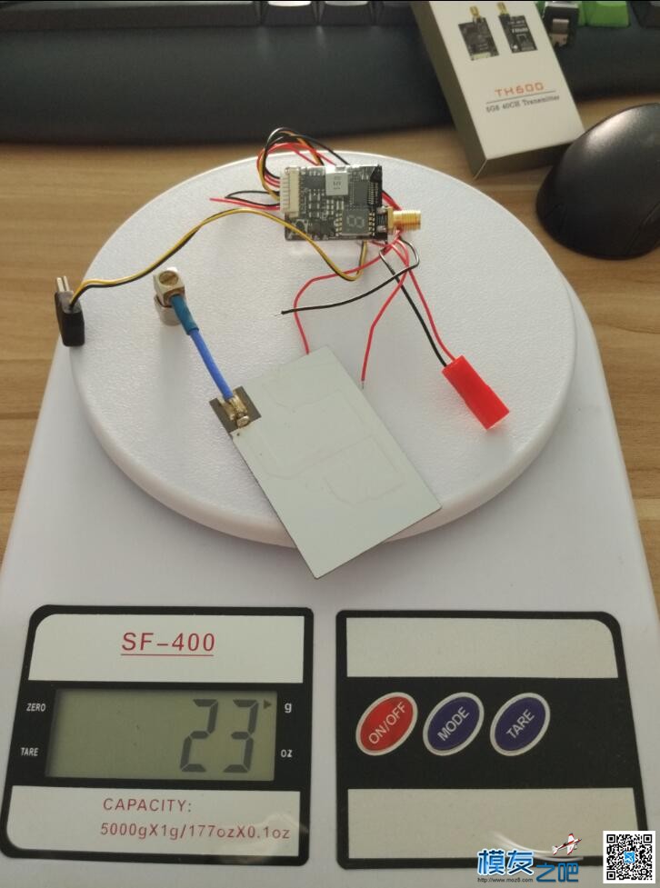 AVTx Mini发射机TH600地面拉距测试 发射机 作者:AIbluecapf 8201 