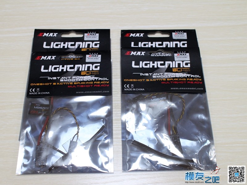 银燕 EMAX LIGHTNING 20A BL程序电调测试之一 开箱+元件小评 [老... 穿越机,电池,电调,电机,银燕 作者:老晋 2896 