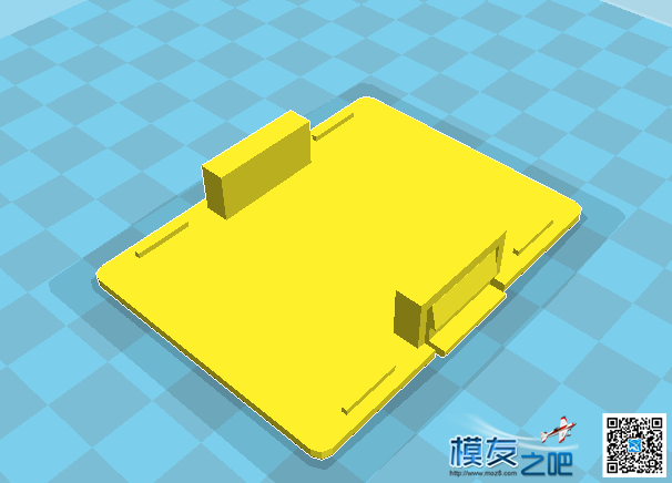 分享一个3D打印睿思凯X9D  四合一高频头的外壳 穿越机,3D打印,FRSKY,接收机,空心杯 作者:zhudafa 1022 