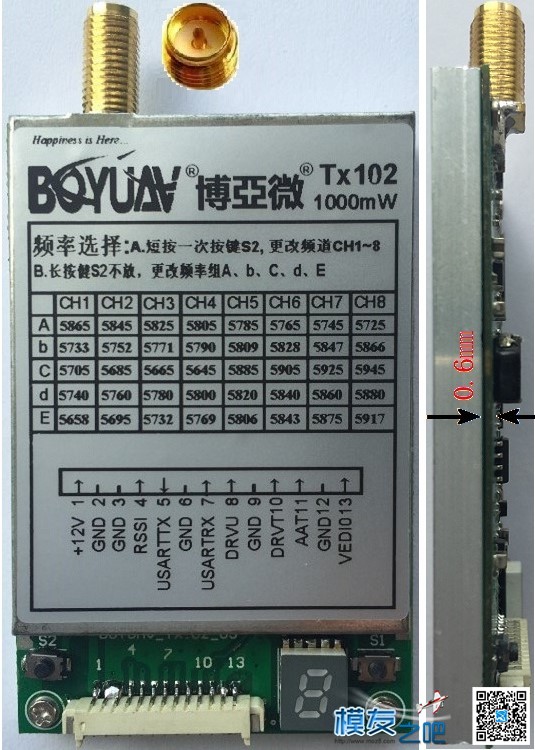 BOYUAV博亚微无线图传资料大全 图传,boyu zhang,boyu滤筒怎么样,boyu1251 作者:飞来峰 6968 