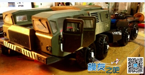 胶板DIY 1:24 8轮机动火炮平台 模型,3D打印,DIY 作者:德克斯特 8415 