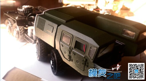 胶板DIY 1:24 8轮机动火炮平台 模型,3D打印,DIY 作者:德克斯特 7026 