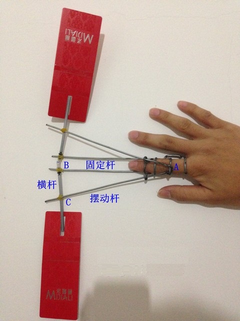 铁丝制作在指尖扇动的小机械 透明胶,橡皮筋,图片,机械,制作 作者:@芋头 4598 