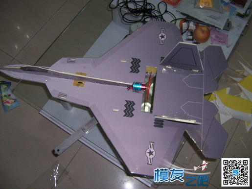 F-22战斗机模型 航模,模型,电池,舵机,电机 作者:洋葱头 1291 