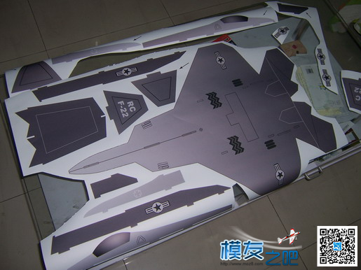 F-22战斗机模型 航模,模型,电池,舵机,电机 作者:洋葱头 1397 