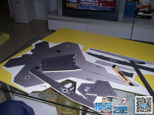 F-22战斗机模型 航模,模型,电池,舵机,电机 作者:洋葱头 9904 