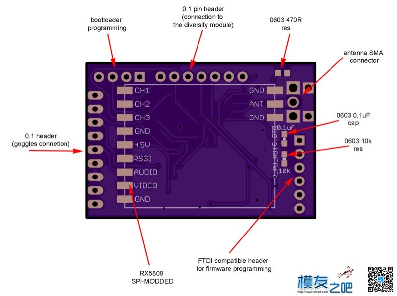 重新开贴，原来的不能编辑 肥鲨开源双接收 穿越机,开源,固件 作者:gzw_8097 2745 