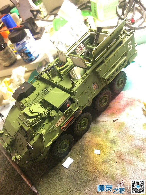 小号手 1/35  M112斯崔克 M1129自行迫击炮车 迫击炮,号手 作者:大牛 8881 