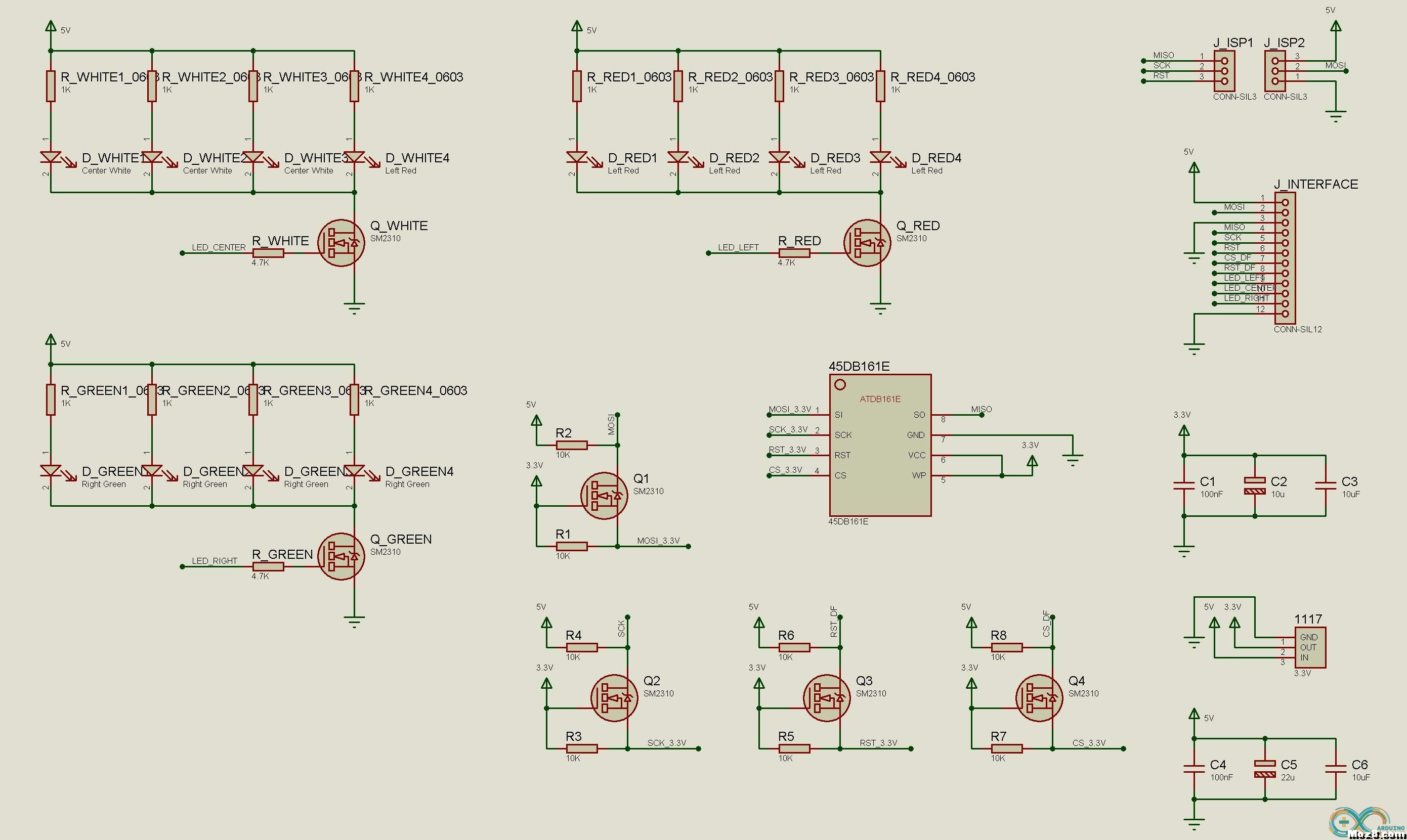 画了一个兼容 ArduCopter 3.2.1 的飞控，原理图、PCB、固件。 飞控,遥控器,固件,接收器,APM 作者:布丁 2482 