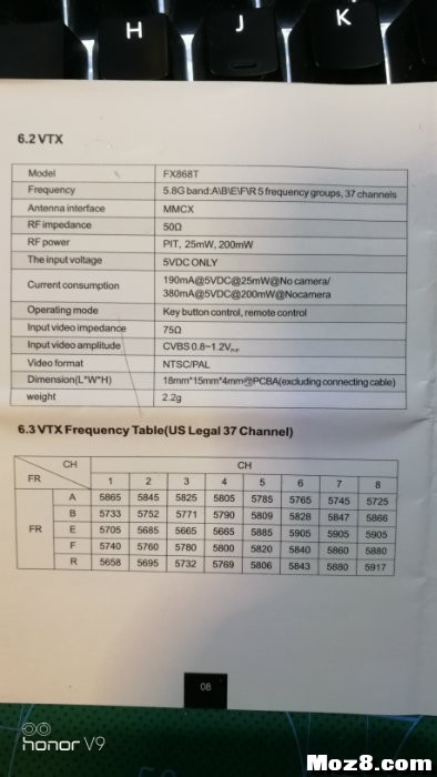 久违的奋兴！FX868+FXT82智能手势功能套装开箱及上手体验 穿越机,天线,图传,DIY,机架 作者:瞳仁3 8679 