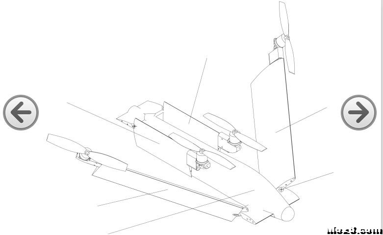 DIY垂直起降可折叠四旋翼飞行器 固定翼,图纸,DIY,四轴 作者:airwolf001 5401 