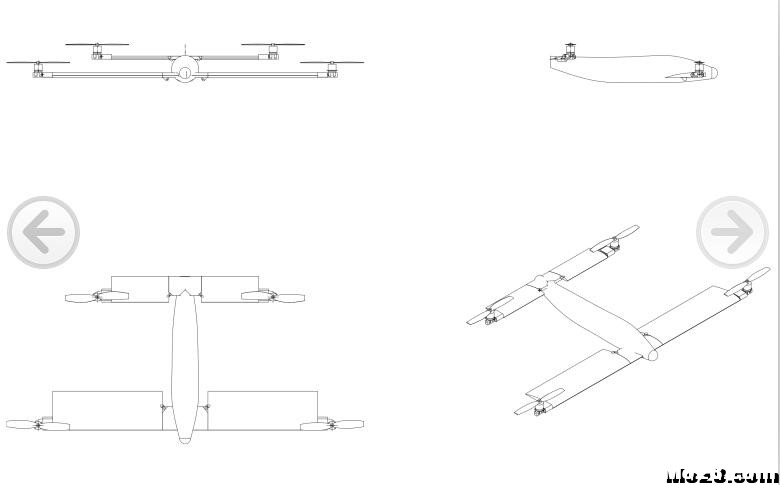 DIY垂直起降可折叠四旋翼飞行器 固定翼,图纸,DIY,四轴 作者:airwolf001 4966 