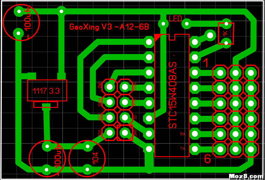 第一次用Sprint-Layout画PCB板 画PCB板好学吗 作者:gaocl 9167 