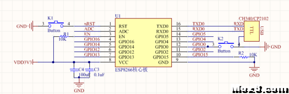 续 编程老少皆宜 地球人全会玩（ESP8266引脚图 8266引脚定义,8266电路图 作者:琢磨儿侠 5536 