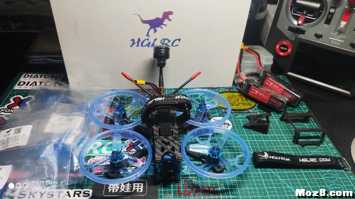 【小柒FPV】开箱首飞 化骨龙Sector132 4K卡录 电池,天线,图传,飞控,电调 作者:小柒测评 2286 