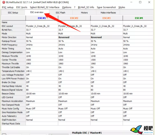 BLHeliSuite32 电调调参简明教程 穿越机,飞控,电调,电机,固件 作者:梦想的力量 5167 
